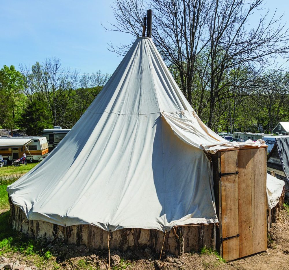 Creating A Sibley Tent Site With A Crimean Stove – The First Maryland Experience –