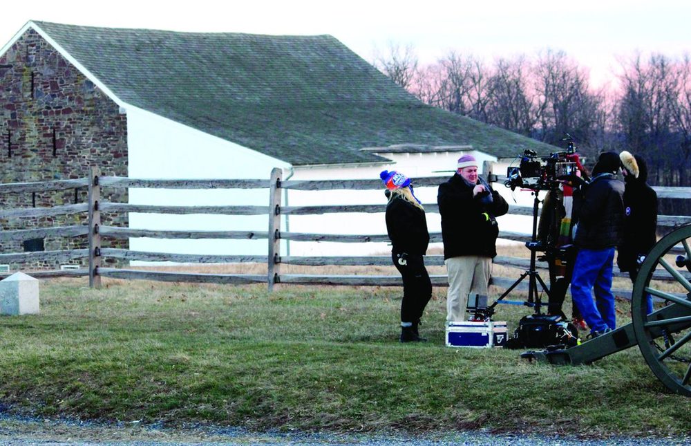 Actor Richard Gere Films In Gettysburg