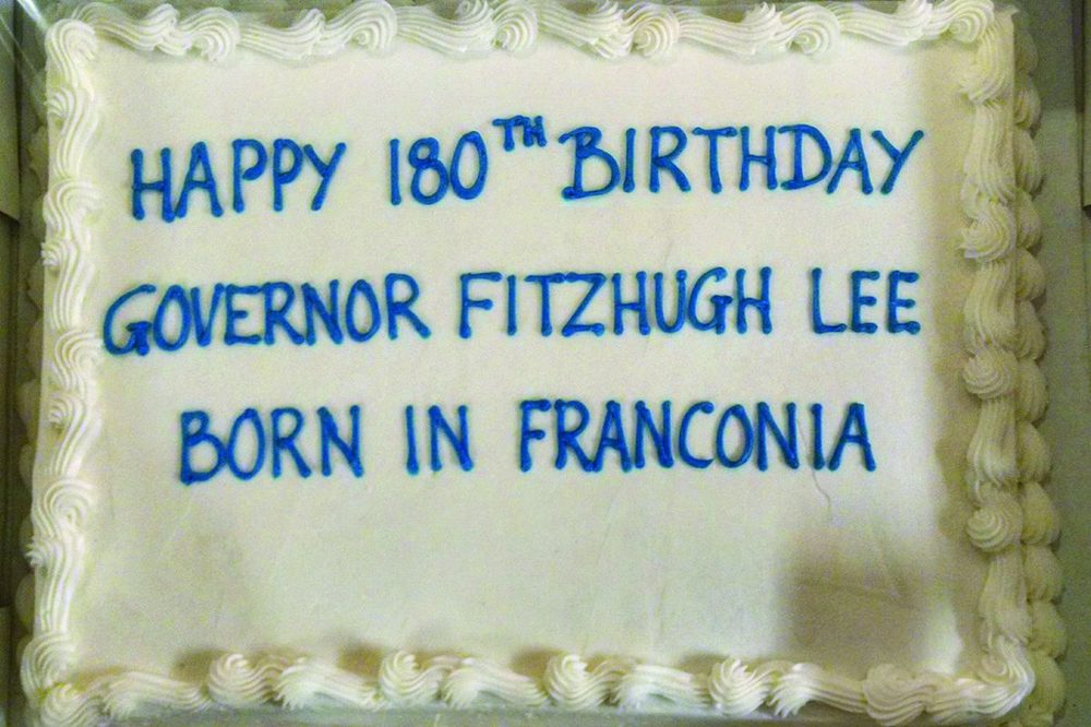 Franconia Honors Native Fitzhugh Lee On Birthday