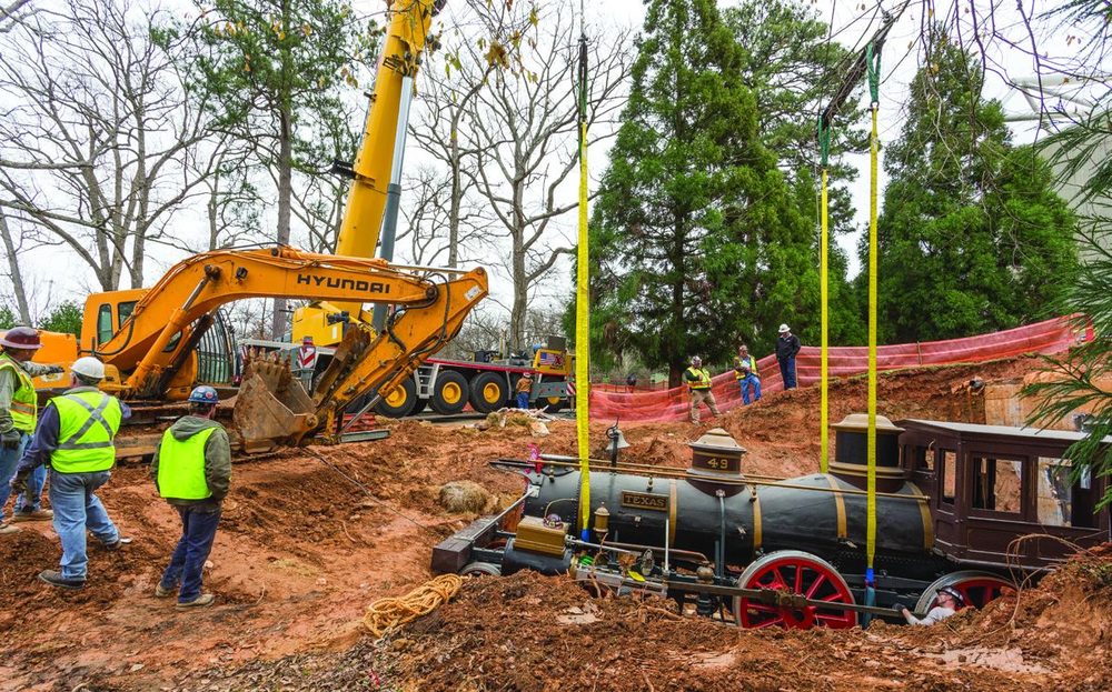 ‘Texas’ Locomotive In North Carolina For Restoration