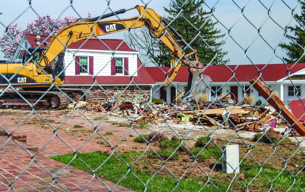 Demolition Begins At Gettysburg Lee’s Headquarters Site