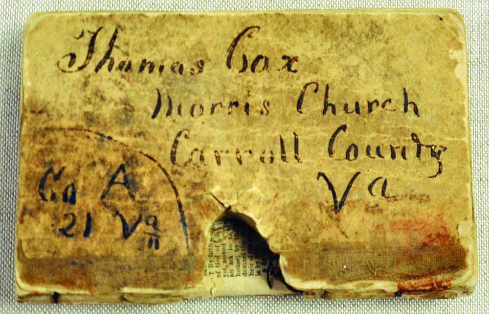 ‘A Means Of Saving My Soul’: The Thomas Cox Bible