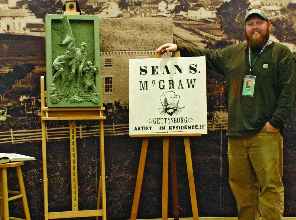 Sean S. McGraw Sculpts History At Gettysburg