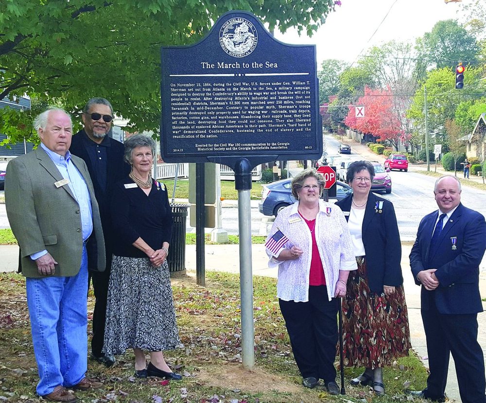 March To The Sea Marker