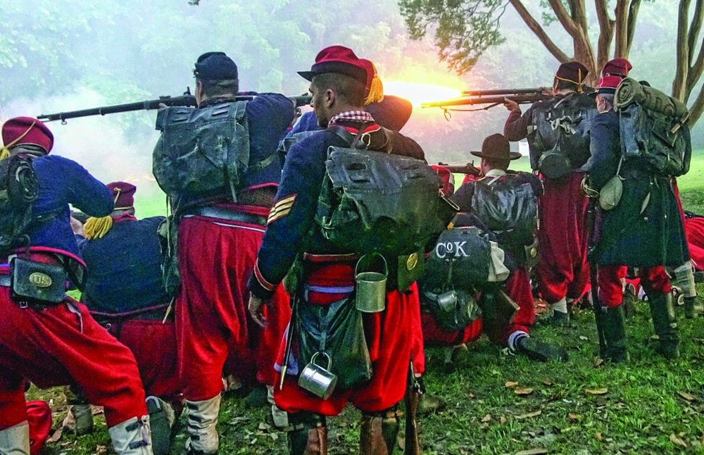 Reenactors Work Together, Achieve Success