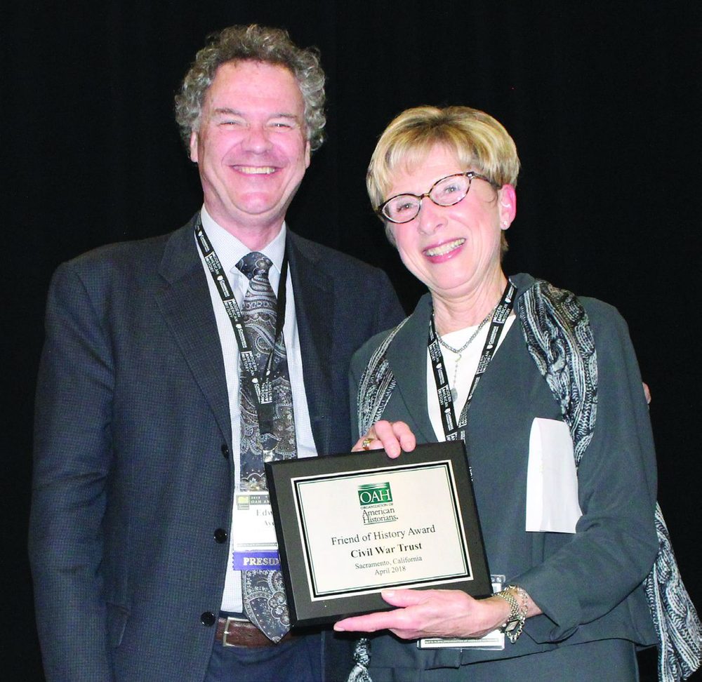 The Civil War Trust Receives 2018 Friend Of History Award from The Organization Of American Historians