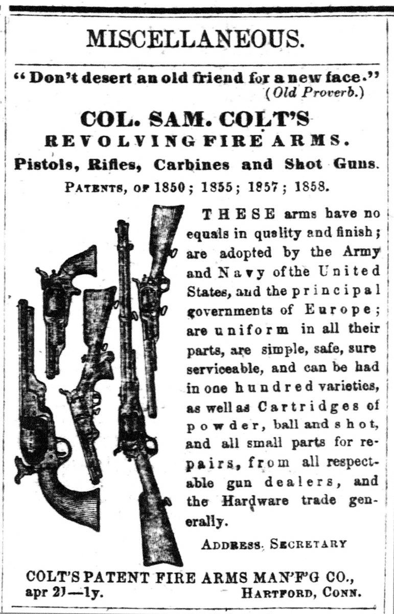 NC Cavalry “long range guns,” Southern Starrs & Colt Sales