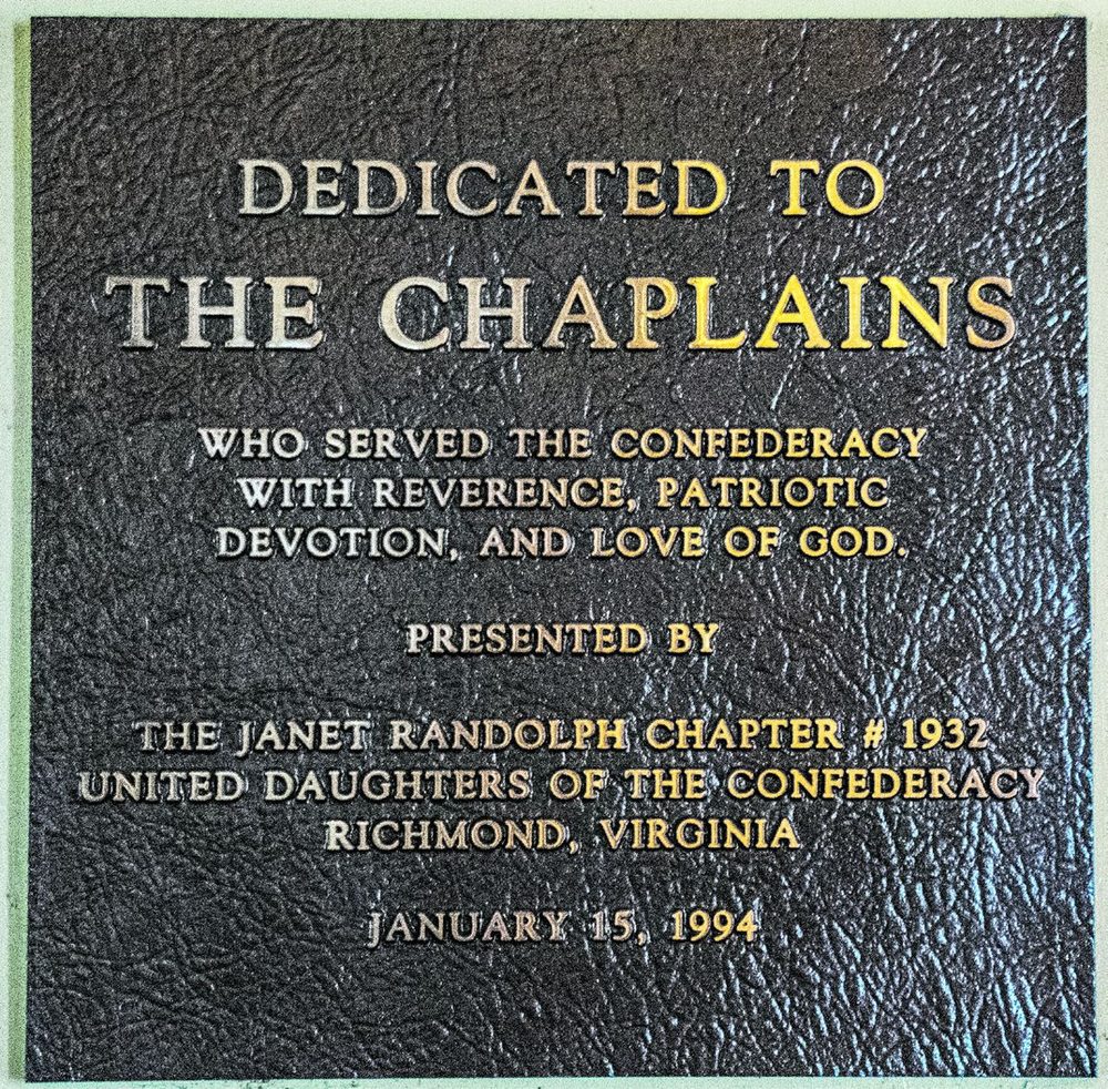 Richmond Chapel Was Dedicated to the Memory of the Confederate War Dead