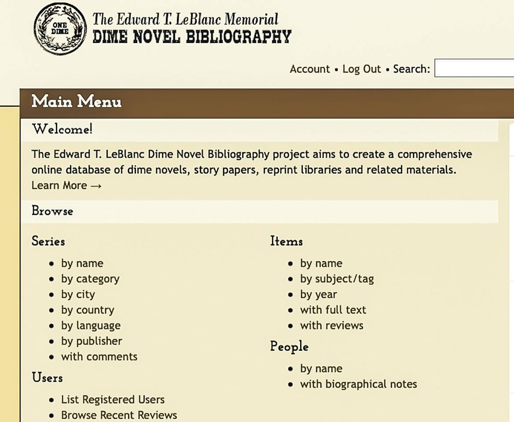 Dime Novels