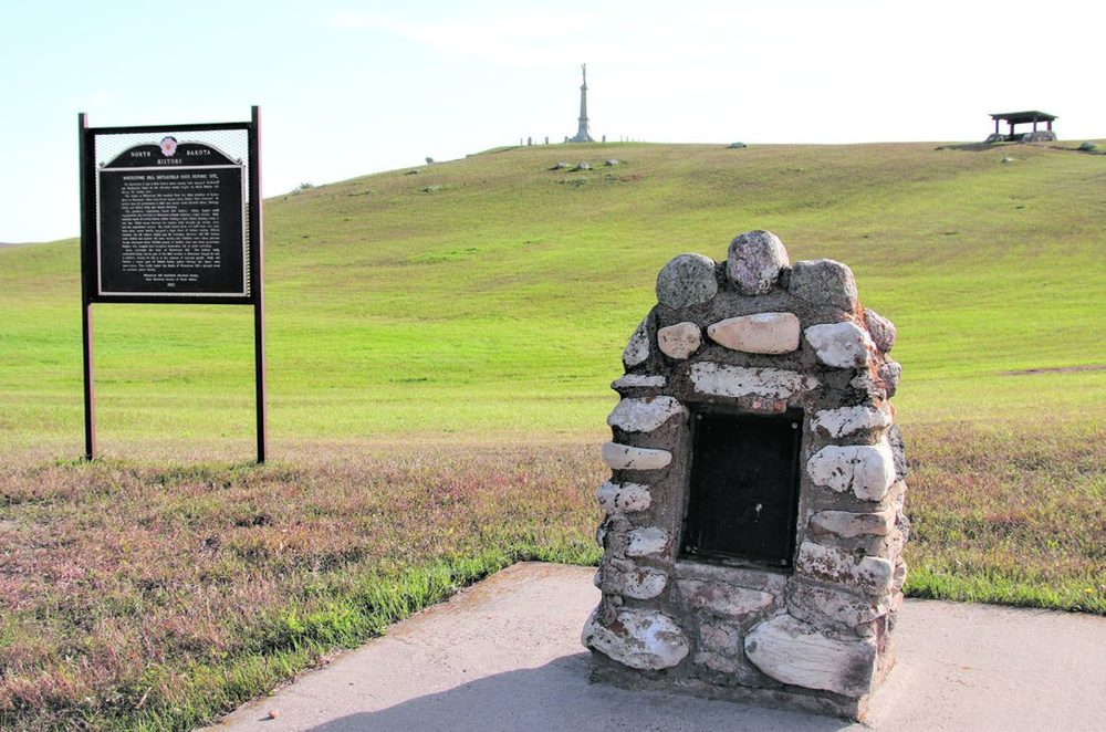 A Civil War Battlefield Monument in North Dakota The Whitestone Hill Battlefield Monument