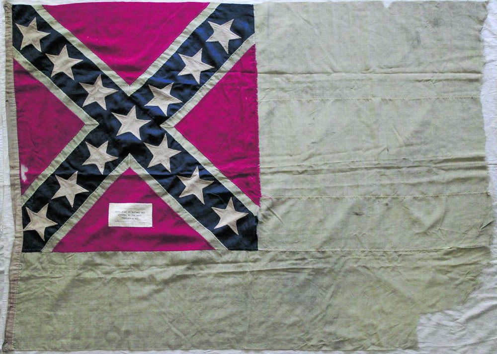 Captured 2nd National Battle Flag