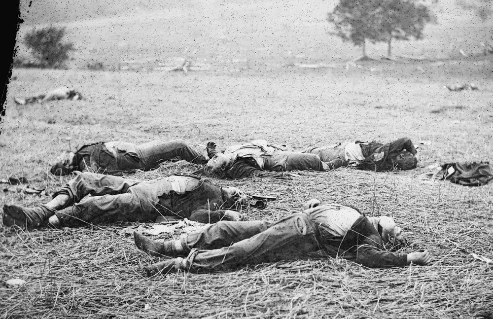 Southern Dead at Gettysburg