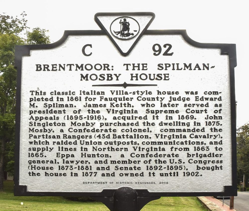Brentmoor, Warrenton Home of the Gray Ghost, Fades Back into History