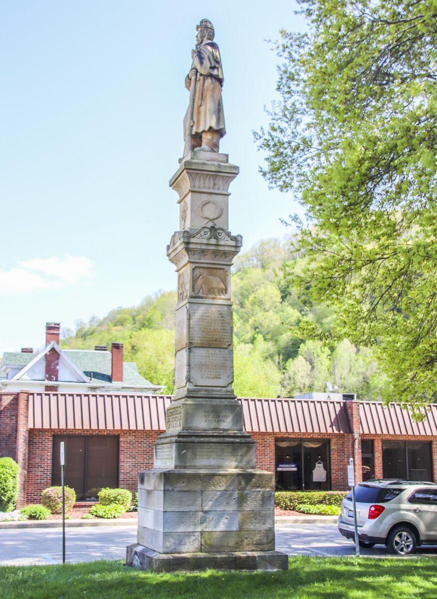 The Civil War Monument in Vanceburg, Kentucky