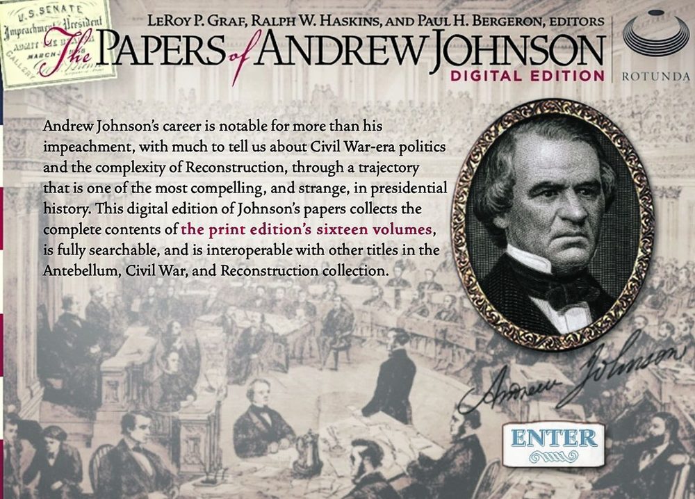 The Papers of Andrew Johnson