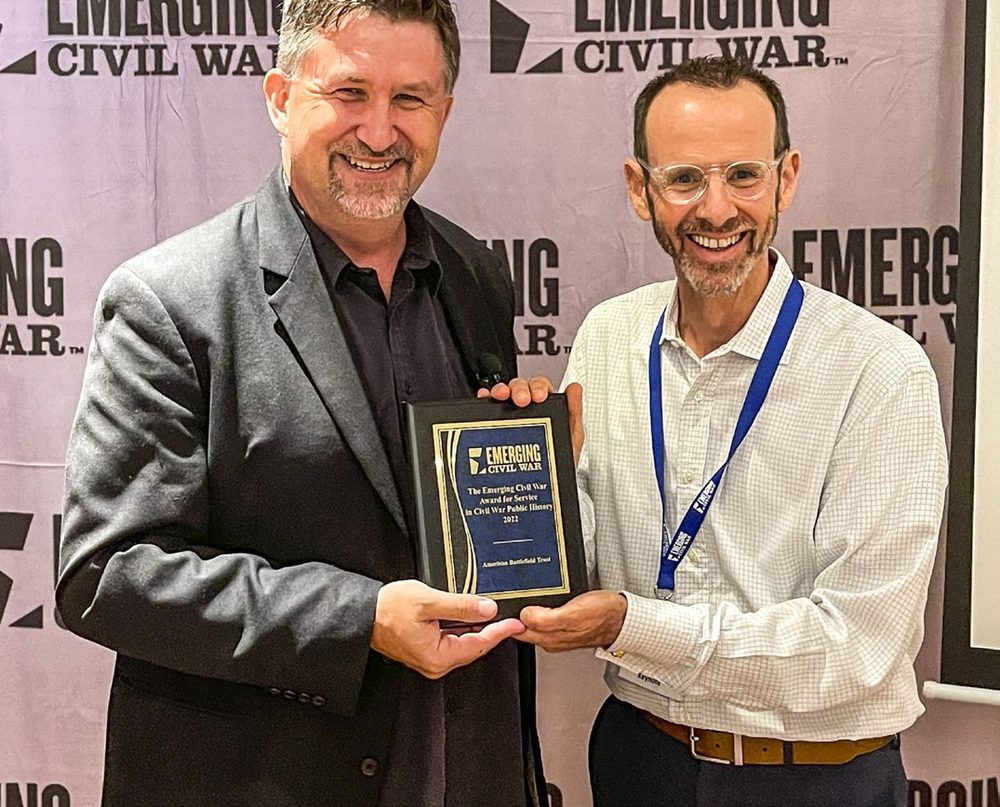 Emerging Civil War Honors the American Battlefield Trust for Service in Civil War Public History
