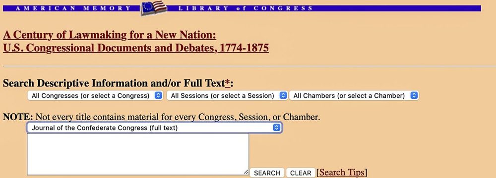 Journal of the Congress of the Confederate States of America, 1861–1865