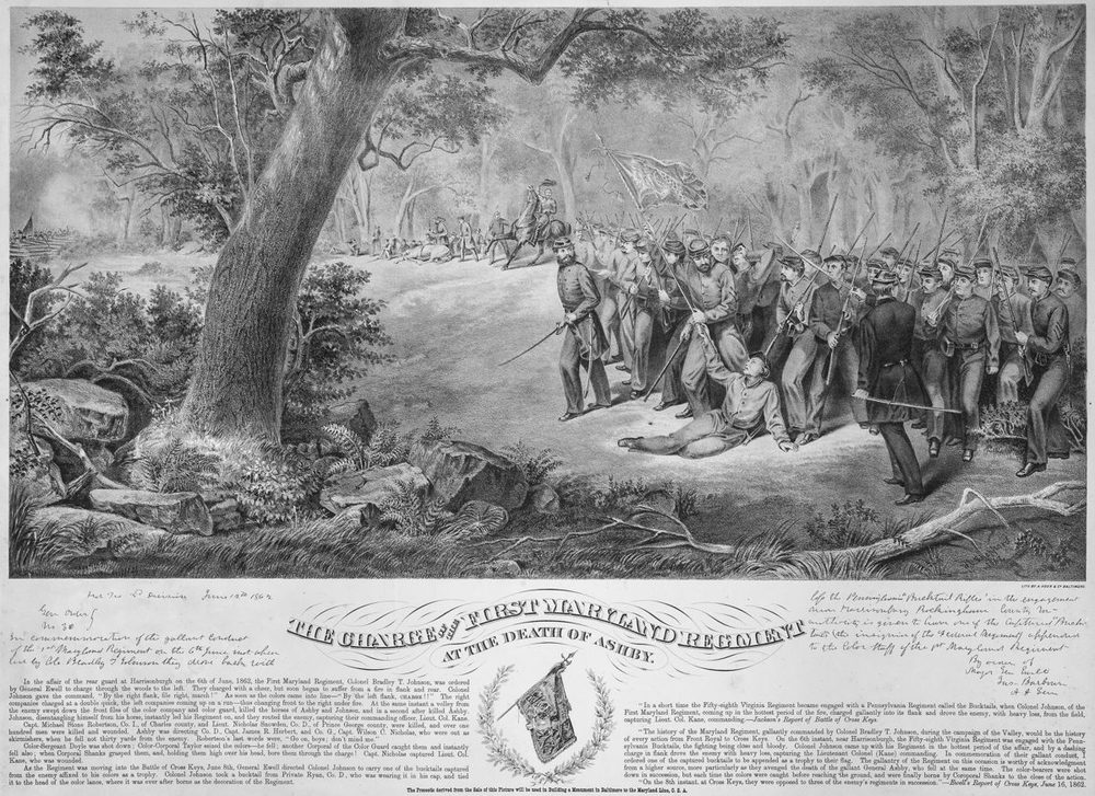 The Charge of the First Maryland Regiment
