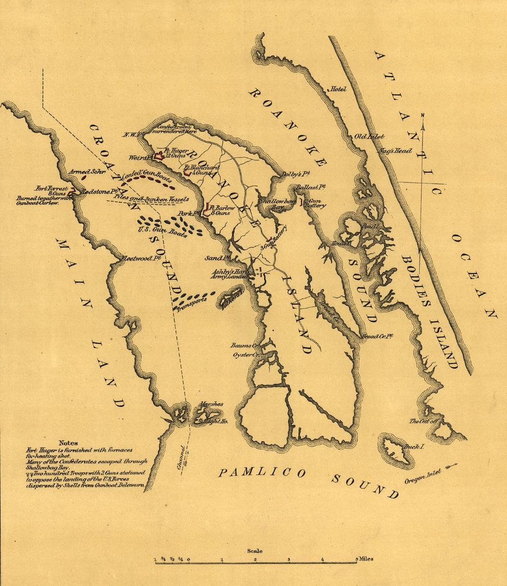 Spared & Shared Battle of Roanoke Island Letter