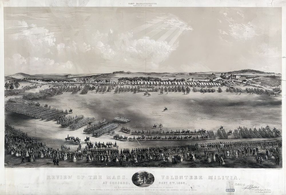 Massachusetts Militia Prepares for War