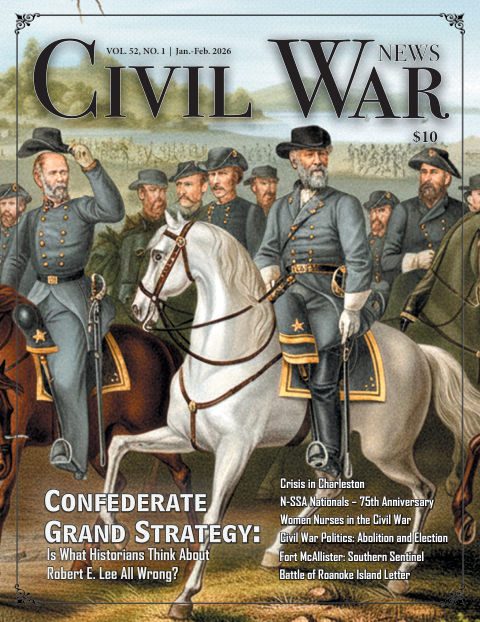 Civil War News January-February 2026 front cover, Vol. 52, No. 1